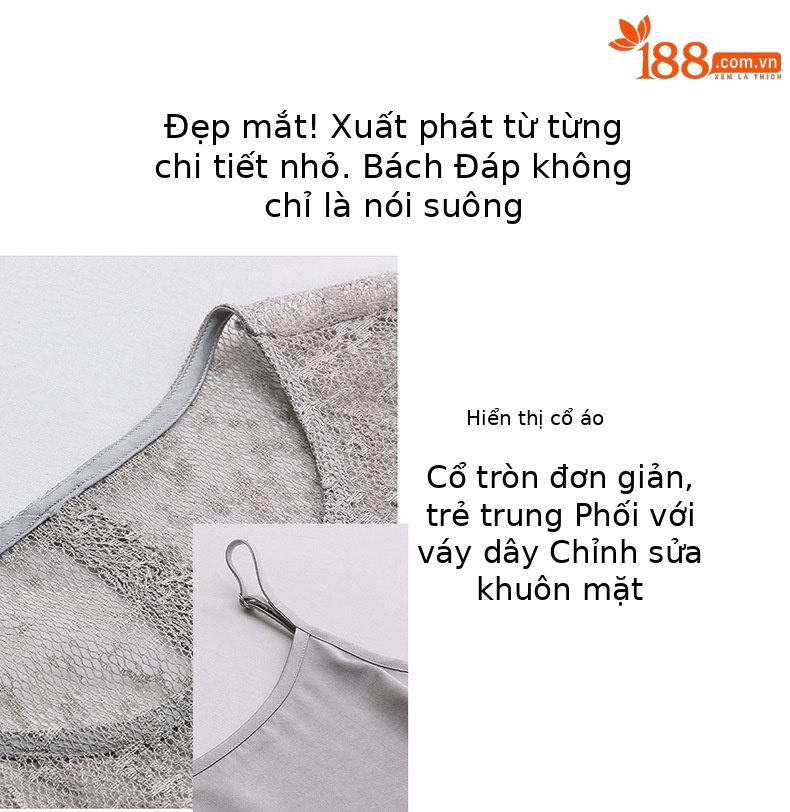 Đầm maxi nữ hai dây thắt eo thanh lịch mùa hè JX2619 — màu xám, màu mơ chi tiết 7