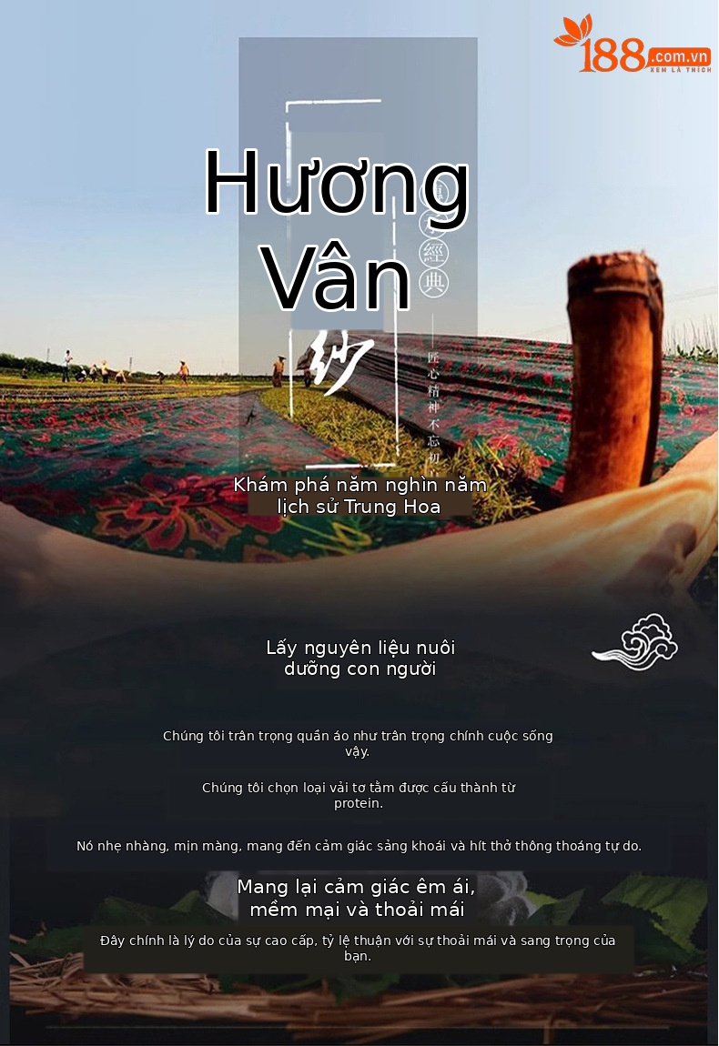 Áo sơ mi nam tơ tằm Hương Vân Sa tay ngắn, cổ rùa nứt, hai mặt mặc được — Đỏ 56075 chi tiết 1