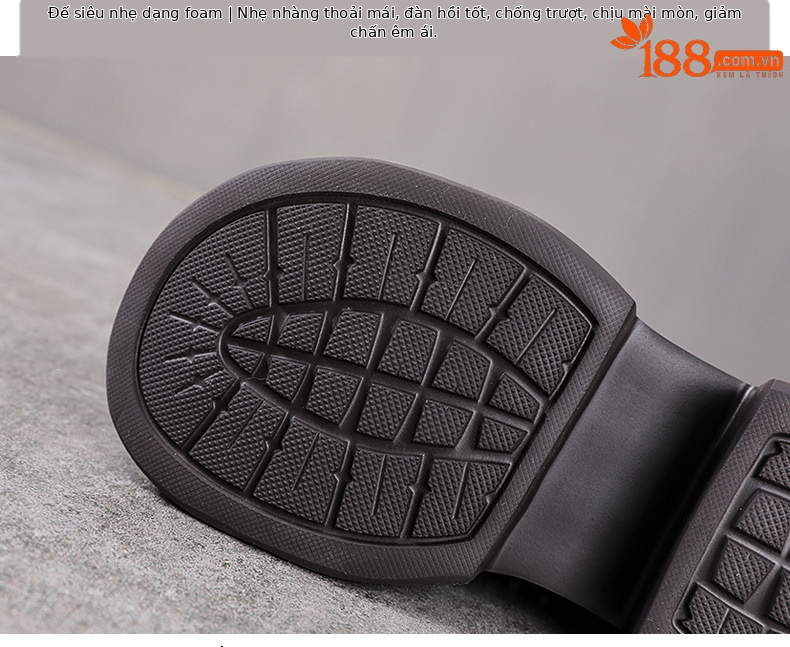 Giày sneaker nữ đế dày da bò lỗ thoáng khí phong cách retro — màu be chi tiết 7