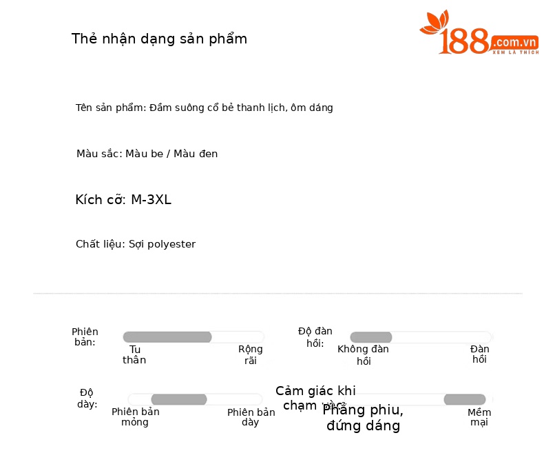 Đầm suông midi tay ngắn eo thắt dây che bụng cho nữ size lớn — màu đen, màu sắc chi tiết 10