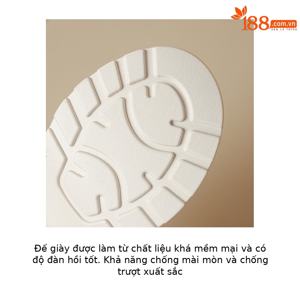 Sandal nữ đế dày phong cách thể thao quai chéo hở mũi, đế bánh mì êm ái — màu trắng ngà, bạc chi tiết 8