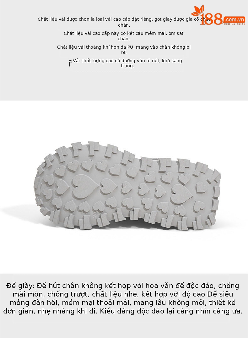 Giày sneaker nữ chunky đế dày lưới thoáng khí phong cách Forrest Gump — Xanh dương, Vàng, Trắng chi tiết 7
