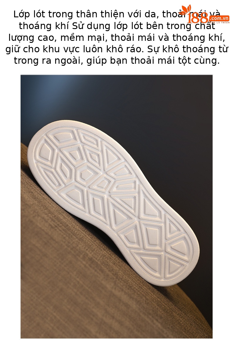 Giày sneaker nữ đế dày tăng chiều cao, mặt lưới thoáng khí, đính đá rhinestone — màu trắng chi tiết 9
