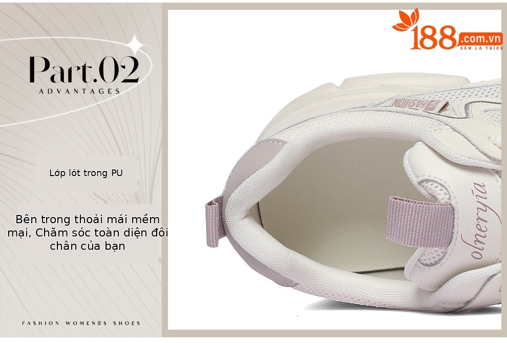 Giày sneaker nữ chunky đế dày lưới thoáng khí, tăng chiều cao nhẹ nhàng — 6148m trà sữa, 6148 mét tím chi tiết 7
