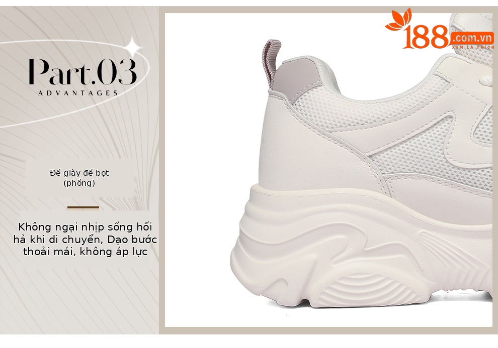 Giày sneaker nữ chunky đế dày lưới thoáng khí, tăng chiều cao nhẹ nhàng — 6148m trà sữa, 6148 mét tím chi tiết 8