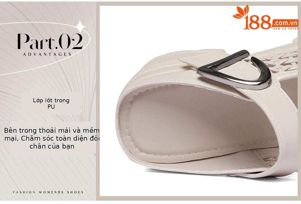 Giày Mary Jane nữ quai ngang đế dày lưới rỗng phong cách vintage — 6163 Màu be, 6163 Da đen chi tiết 7