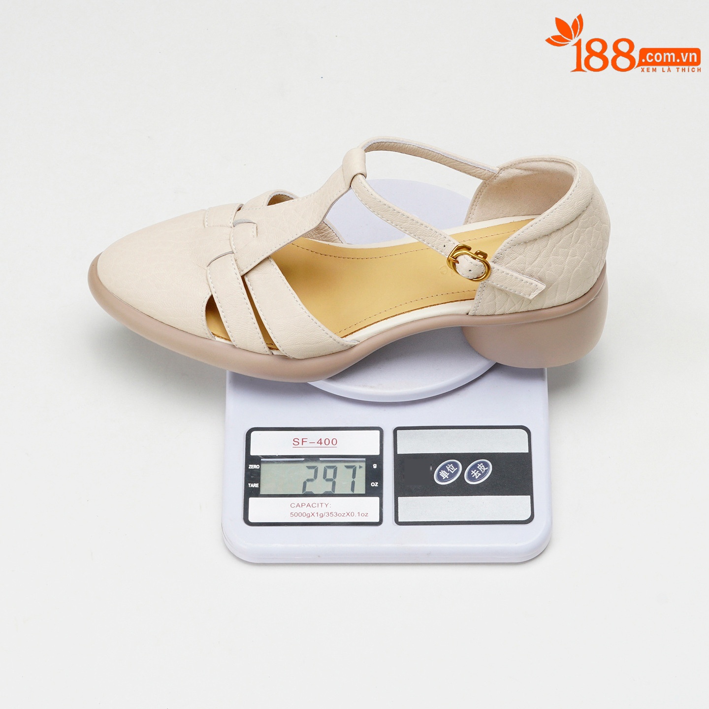 Sandal nữ quai chữ T bít mũi gót vuông 5 cm phong cách La Mã — đen chi tiết 1