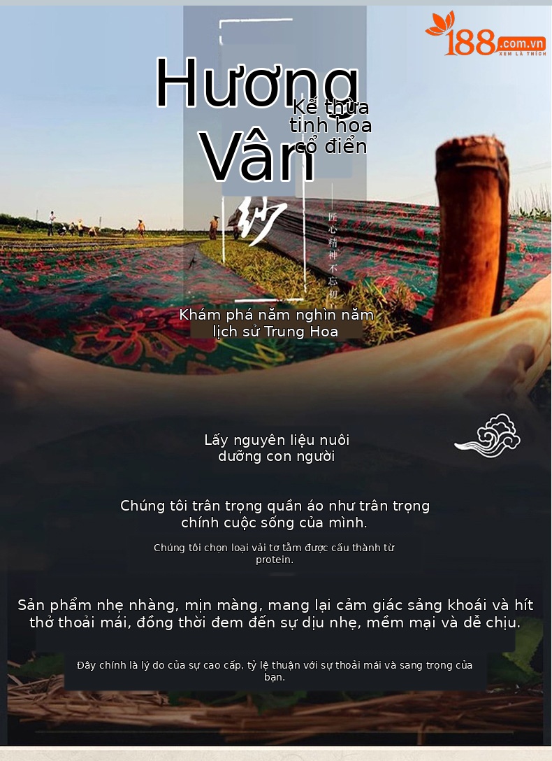 Áo sơ mi nam ngắn tay lụa Tang Silk phong cách Trung Hoa họa tiết vân sa — Xanh da trời26651 chi tiết 2