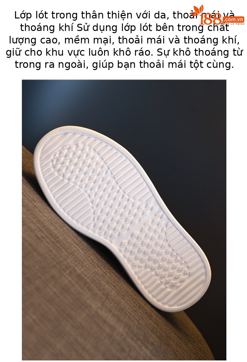 Giày sneaker nữ đế dày tăng chiều cao mùa hè thoáng khí kiểu bánh mì — màu trắng chi tiết 9
