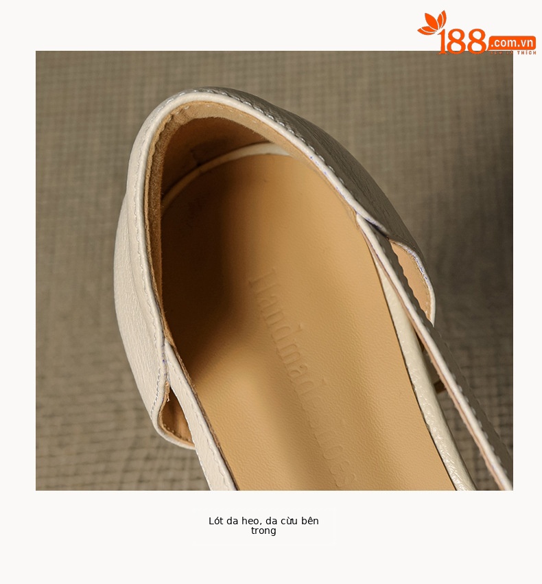 Dép sandal nữ bao đầu rỗng gót thấp 3 cm, mũi tròn kiểu dệt, phong cách đơn giản đi làm — đen chi tiết 22