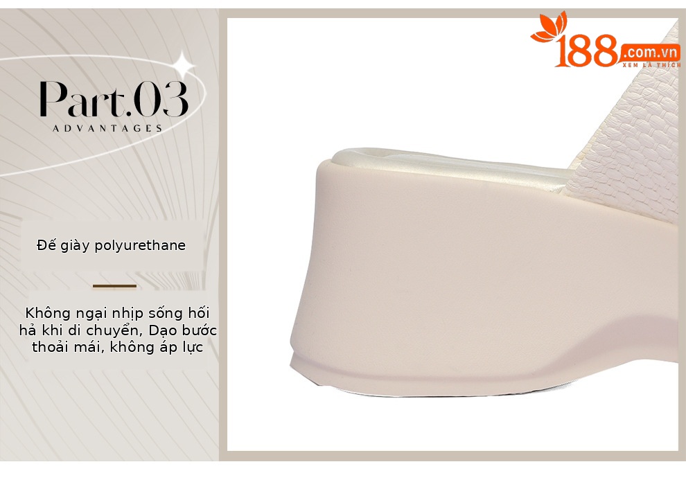 Dép sandal nữ xỏ ngón đế dày tăng chiều cao đính đá — 6127 Da đen, 6127 mét trắng chi tiết 8
