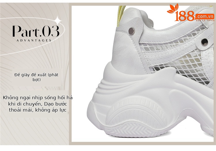 Giày sneaker nữ đế dày tăng chiều cao lưới thoáng khí mùa hè — 6158 Xám, 6158 Màu vàng chi tiết 8