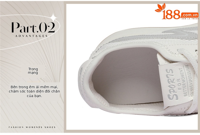 Giày sneaker nữ lưới thoáng khí phong cách Forrest Gump đế mềm nhẹ 2026 — 6141 màu đỏ, 6141 Cam xám chi tiết 6