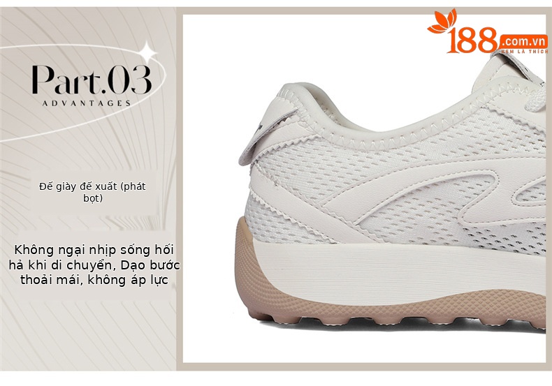 Giày sneaker nữ lưới thoáng khí phong cách Forrest Gump đế mềm nhẹ 2026 — 6141 màu đỏ, 6141 Cam xám chi tiết 7