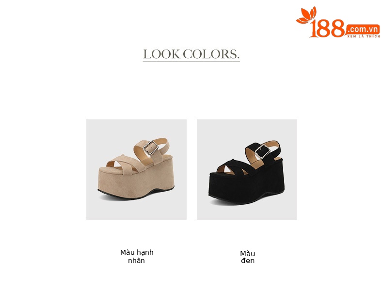 Sandal cao gót nữ hở mũi dây chéo da thật gót 10 cm phong cách La Mã — màu đen, màu mơ chi tiết 5