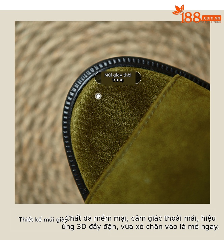 Sandal cao gót nữ hở mũi đế xuồng tăng chiều cao, phong cách La Mã, gót 9 cm — màu đen, xanh lá cây chi tiết 4