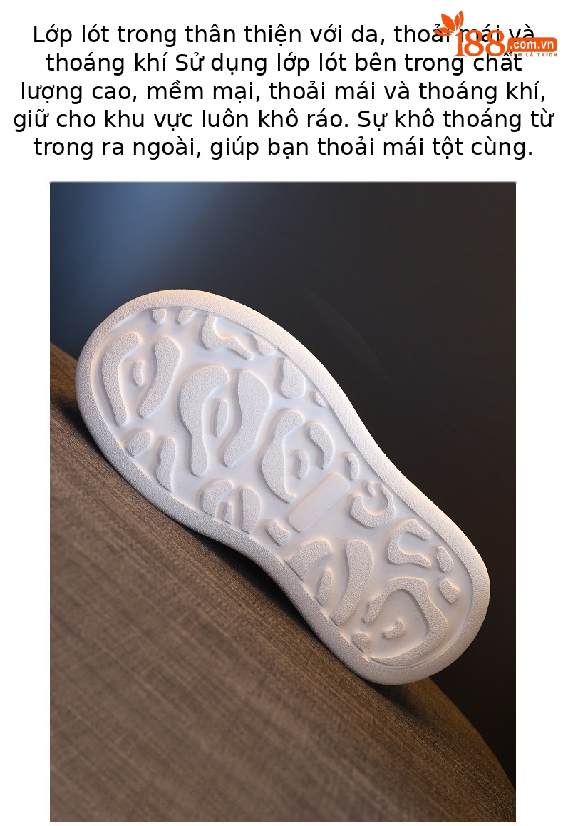 Giày sneaker nữ đế dày tăng chiều cao lưới thoáng khí phối màu trắng hồng — Trắng hồng chi tiết 9