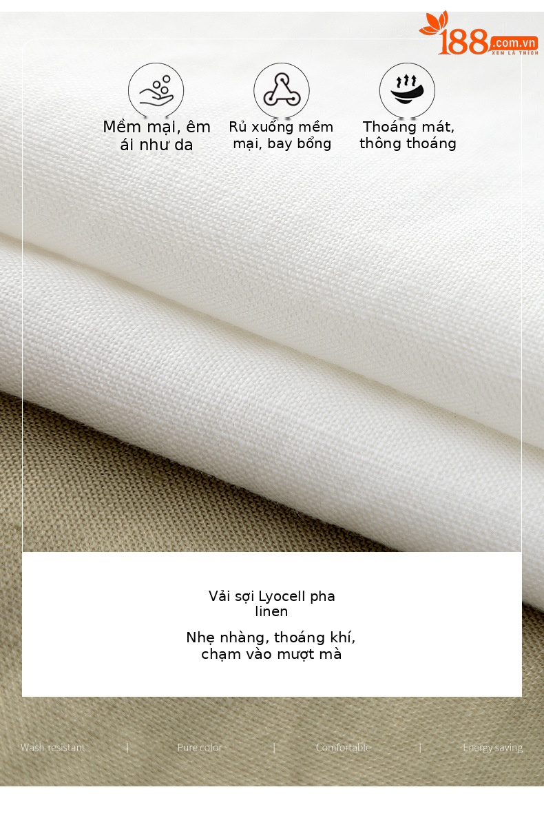 Quần culottes nữ ống rộng dáng dài chất liệu lyocell pha linen thoáng mát — B5-03=giá trị thông số Ki, (cài 3) chi tiết 3