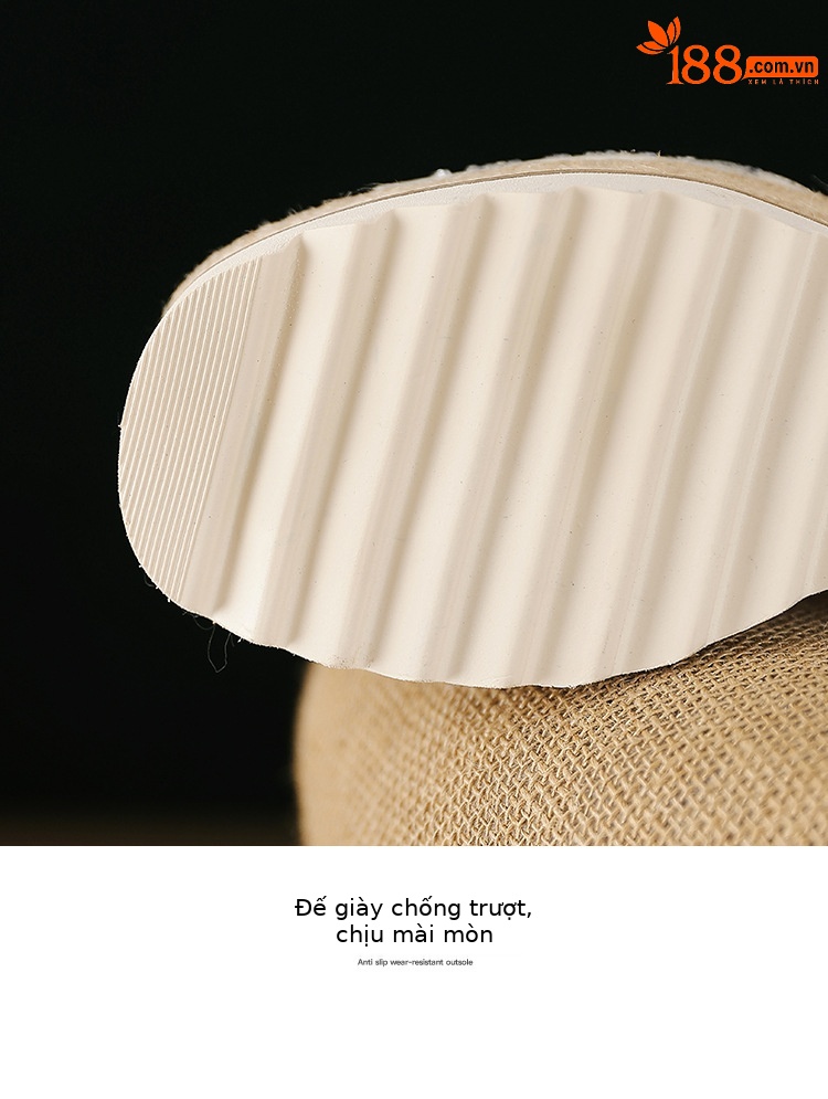 Sandal cao gót nữ quai ngang đế xuồng mũi hở phong cách boho — Xanh lá cây nhạtcolor, màu hồng, màu trắng ngà chi tiết 22