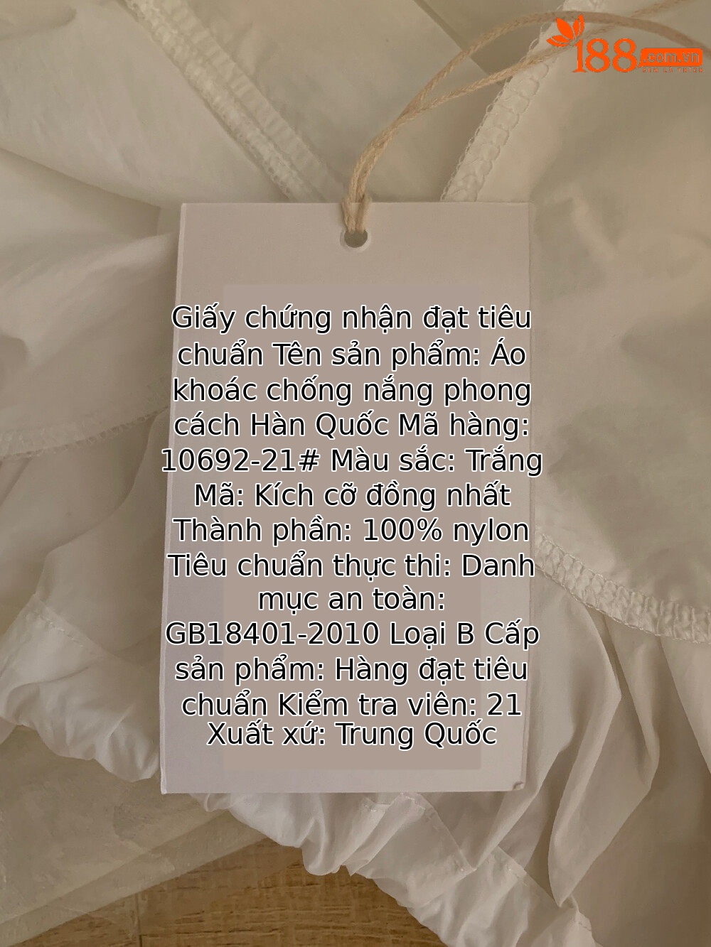 Áo khoác chống nắng nữ cổ đứng thêu họa tiết dáng ngắn tay ngắn — xanh lam, màu hồng, Xanh da trờicolor, màu trắng chi tiết 26
