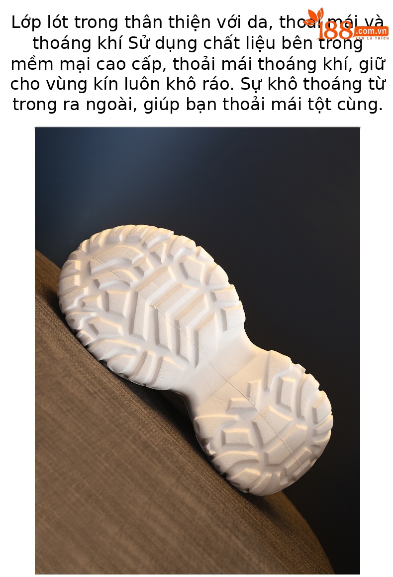 Giày sneaker nữ đế dày chunky lưới thoáng khí tăng chiều cao — Xám bạc chi tiết 8