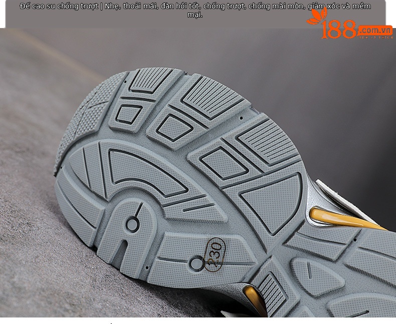 Giày sneaker nữ chunky đế dày, lưới thoáng khí, phối đá đính, phong cách thể thao — màu xám chi tiết 7