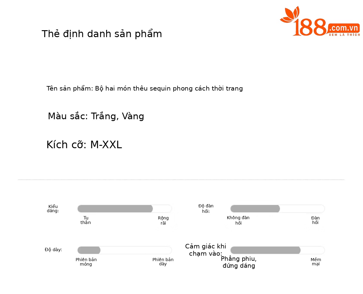 Bộ quần áo nữ mùa hè 2026 gồm áo thun cổ tròn và quần ống đứng — màu trắng, màu vàng chi tiết 11