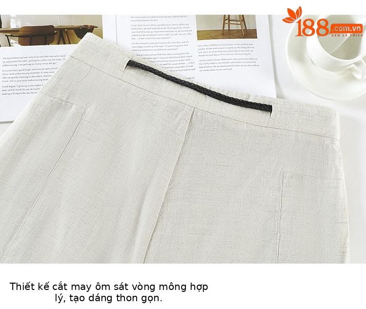 Quần ống rộng nữ chất liệu lanh pha lụa mỏng mùa hè dáng suông dài chạm đất — Màu đen thông thường chi tiết 21
