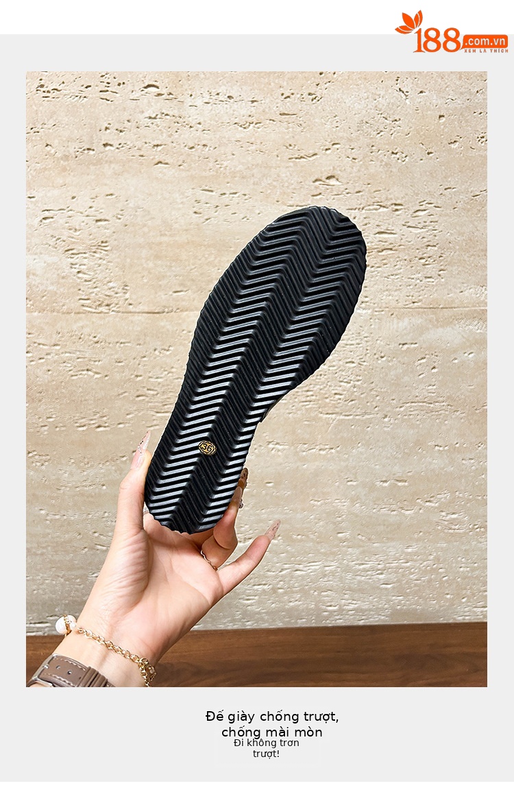 Sandal cao gót nữ mũi hở đế xuồng bọc cói phong cách La Mã — màu đen, màu trắng ngà chi tiết 5