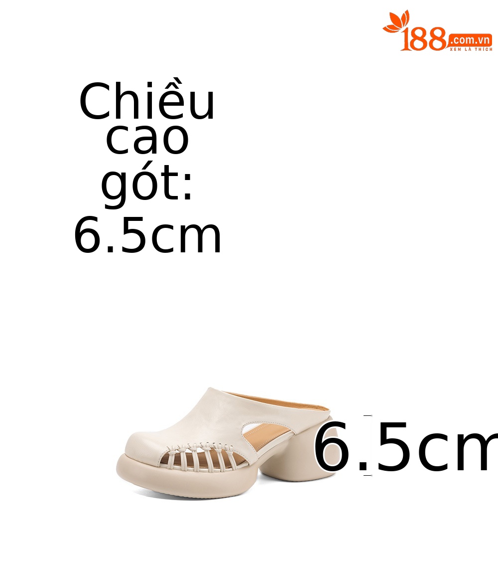 Sandal cao gót nữ mũi trùm đế dày gót 6 cm — đen chi tiết 2