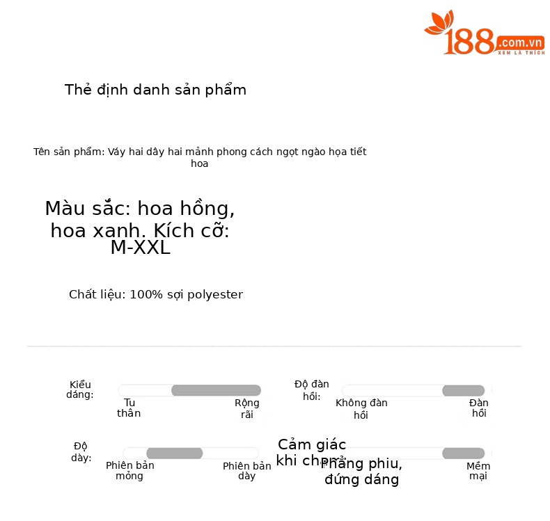 Bộ váy hai dây kèm áo khoác cardigan họa tiết hoa nhí dáng chữ A — Màu hồng, xanh lá cây chi tiết 10