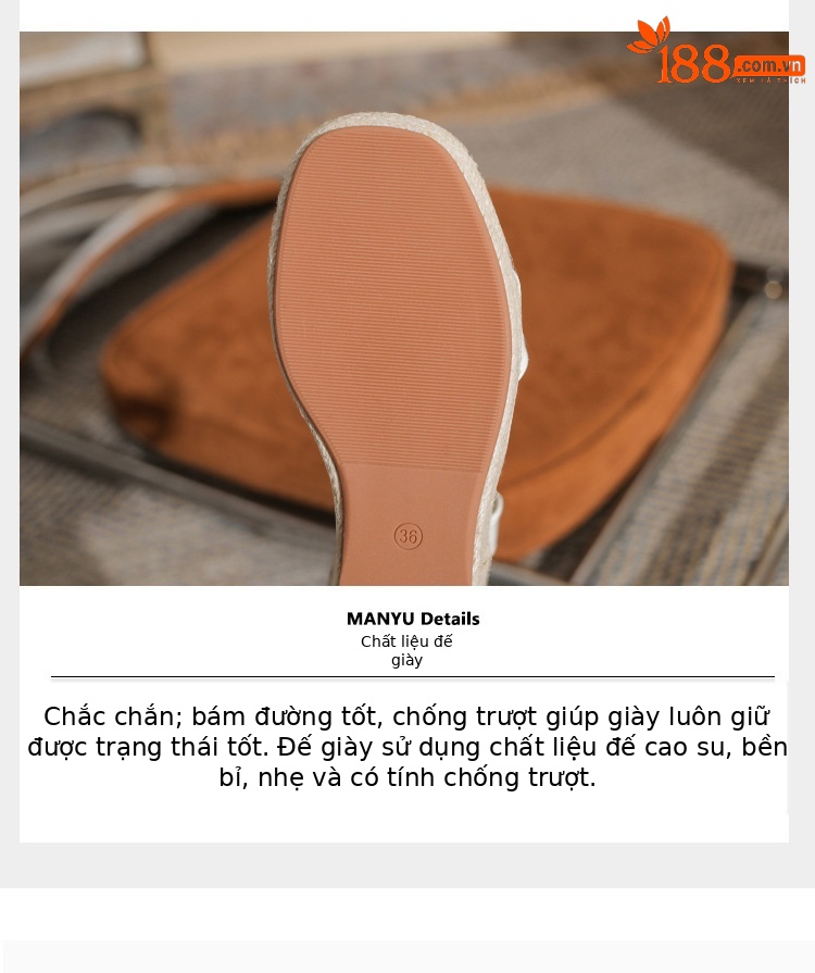 Sandal cao gót nữ hở mũi đế xuồng gót 9 cm — màu trắng ngà chi tiết 6