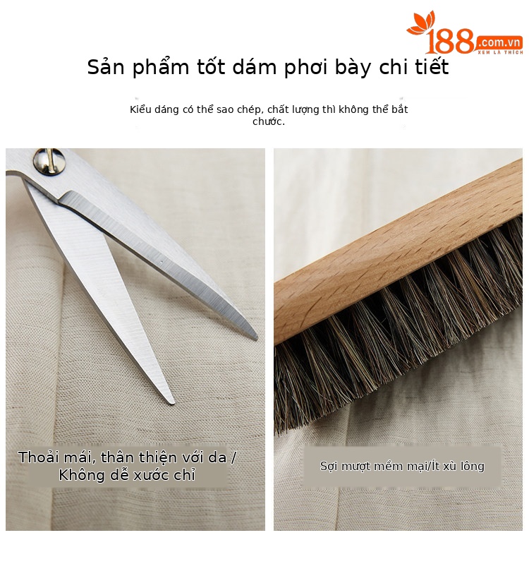 Quần tây nữ ống đứng cạp cao suông rủ chất liệu bông băng mát mẻ — Trắng Extended chi tiết 16