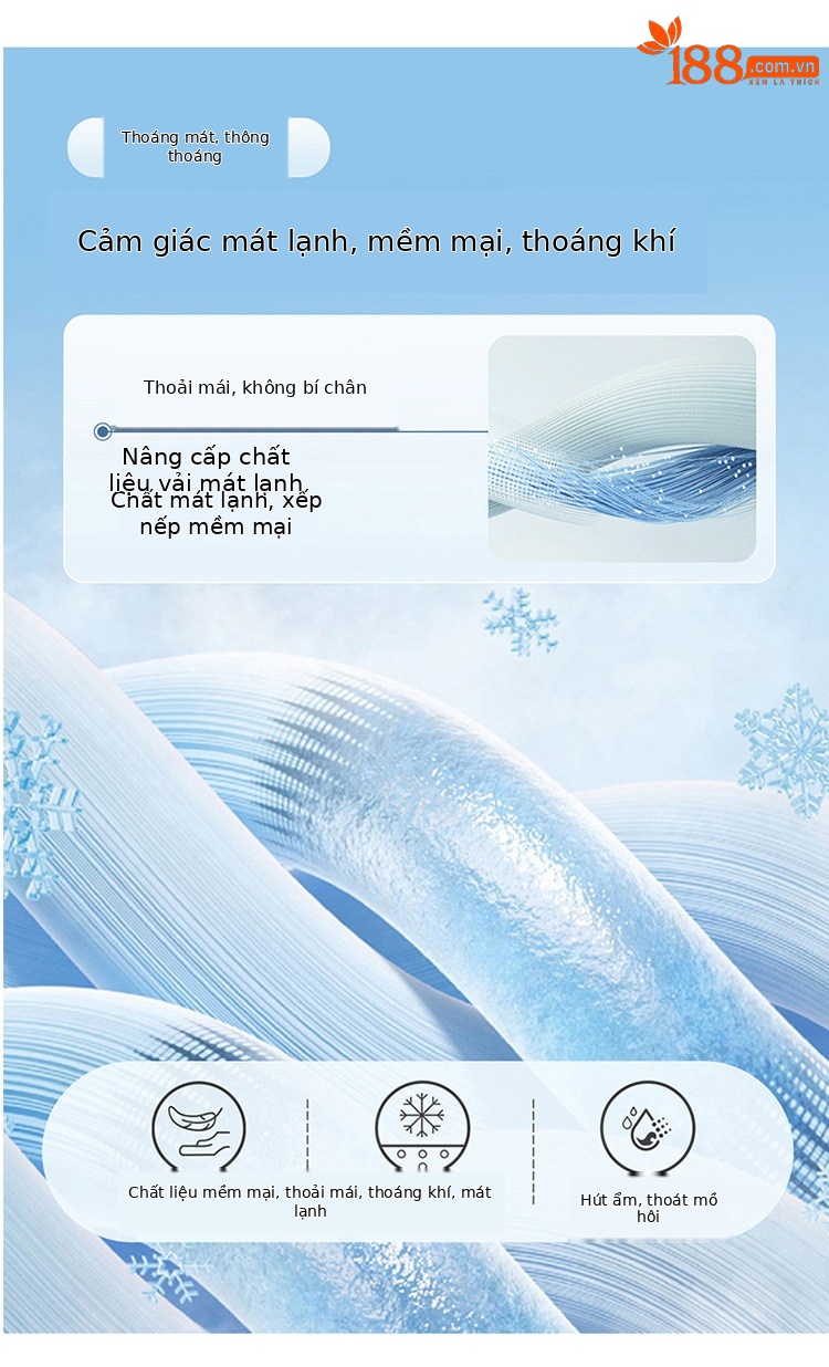 Quần tây nữ ống đứng cạp cao suông rủ chất liệu bông băng mát mẻ — Trắng Extended chi tiết 14