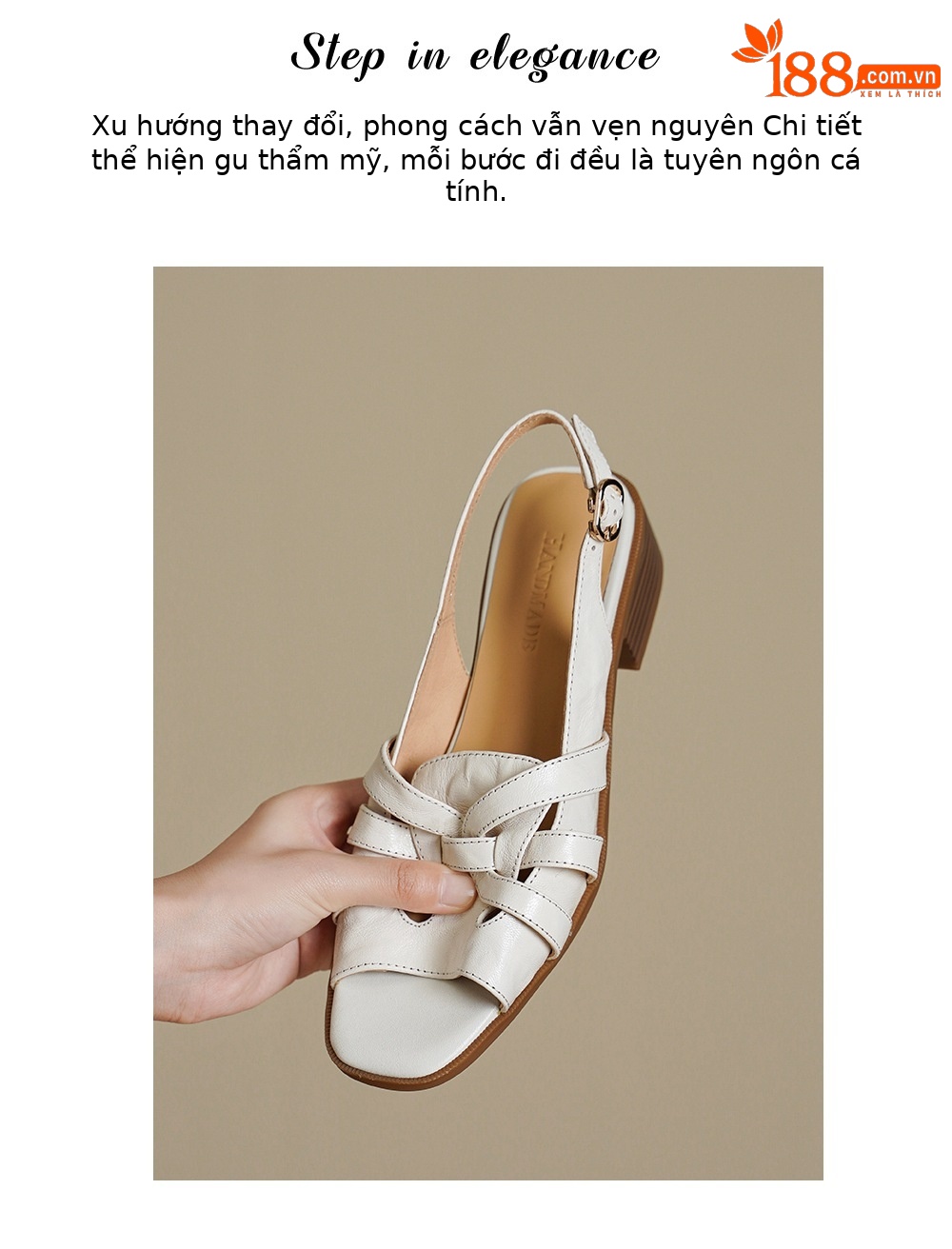 Sandal nữ hở mũi da cừu gót thô phong cách La Mã quai chữ T — đen chi tiết 1