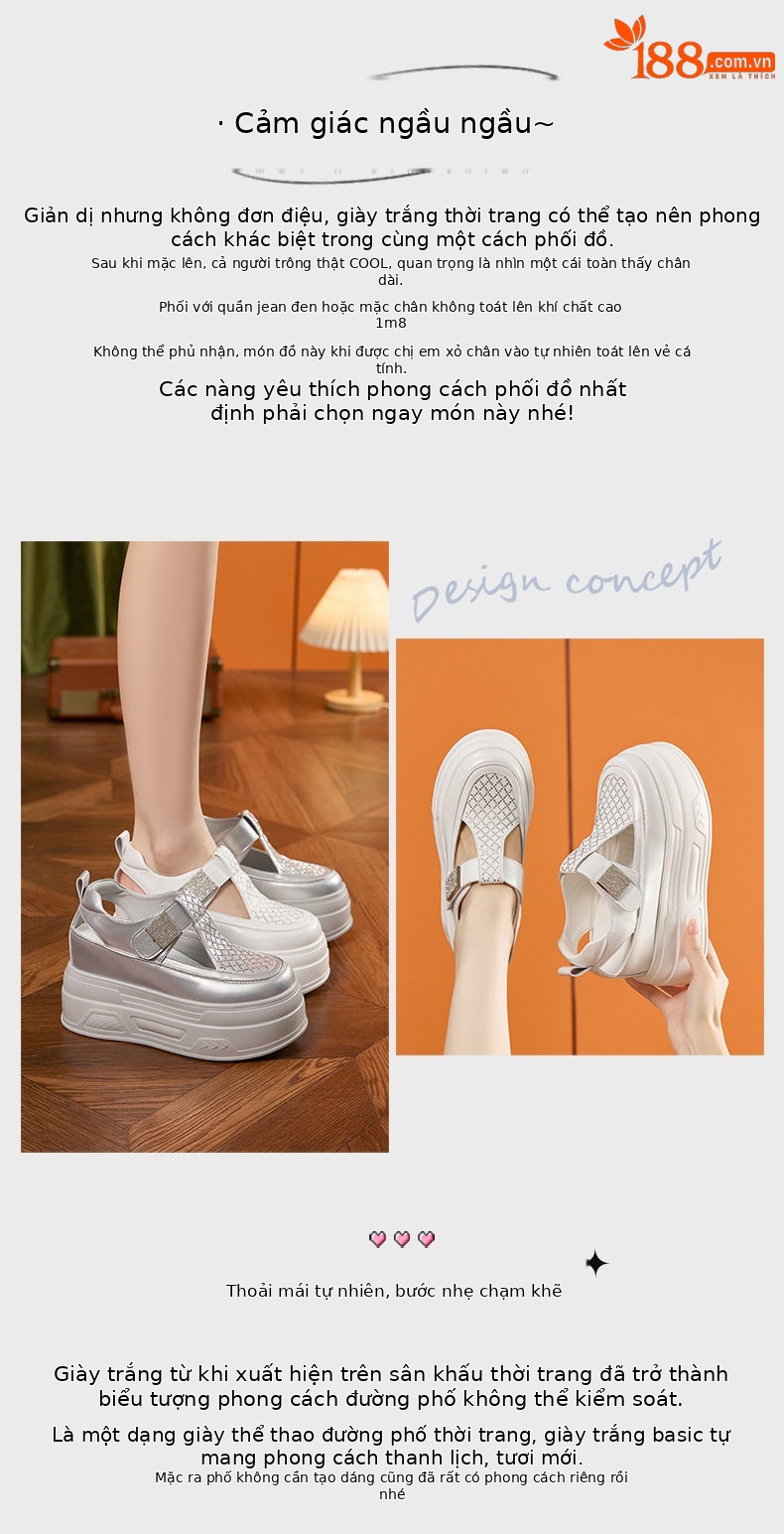 Giày Mary Jane nữ quai ngang có khóa, đế dày rhinestone, gót siêu cao 8cm — Xám, Trắng chi tiết 4