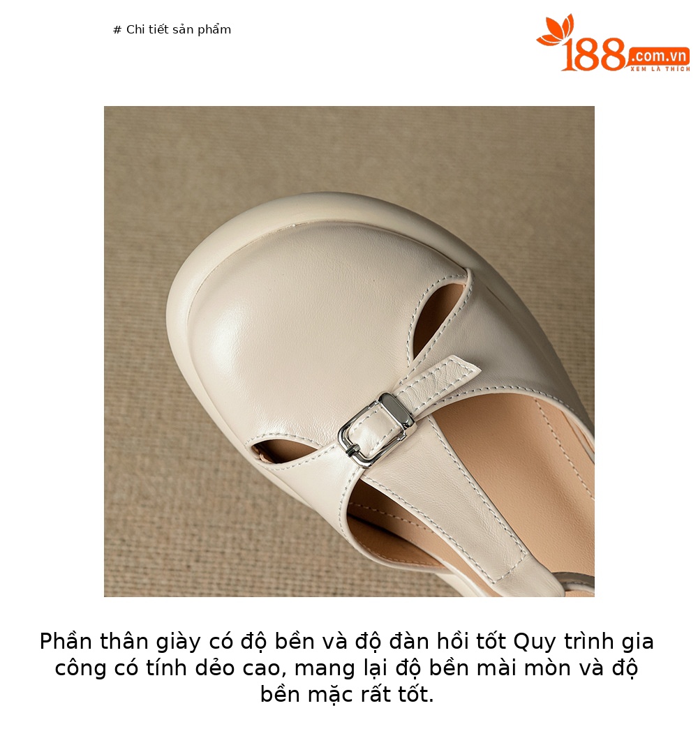 Sandal cao gót nữ mũi nhọn bít đế dày gót 6 cm phong cách đơn giản — đen chi tiết 10