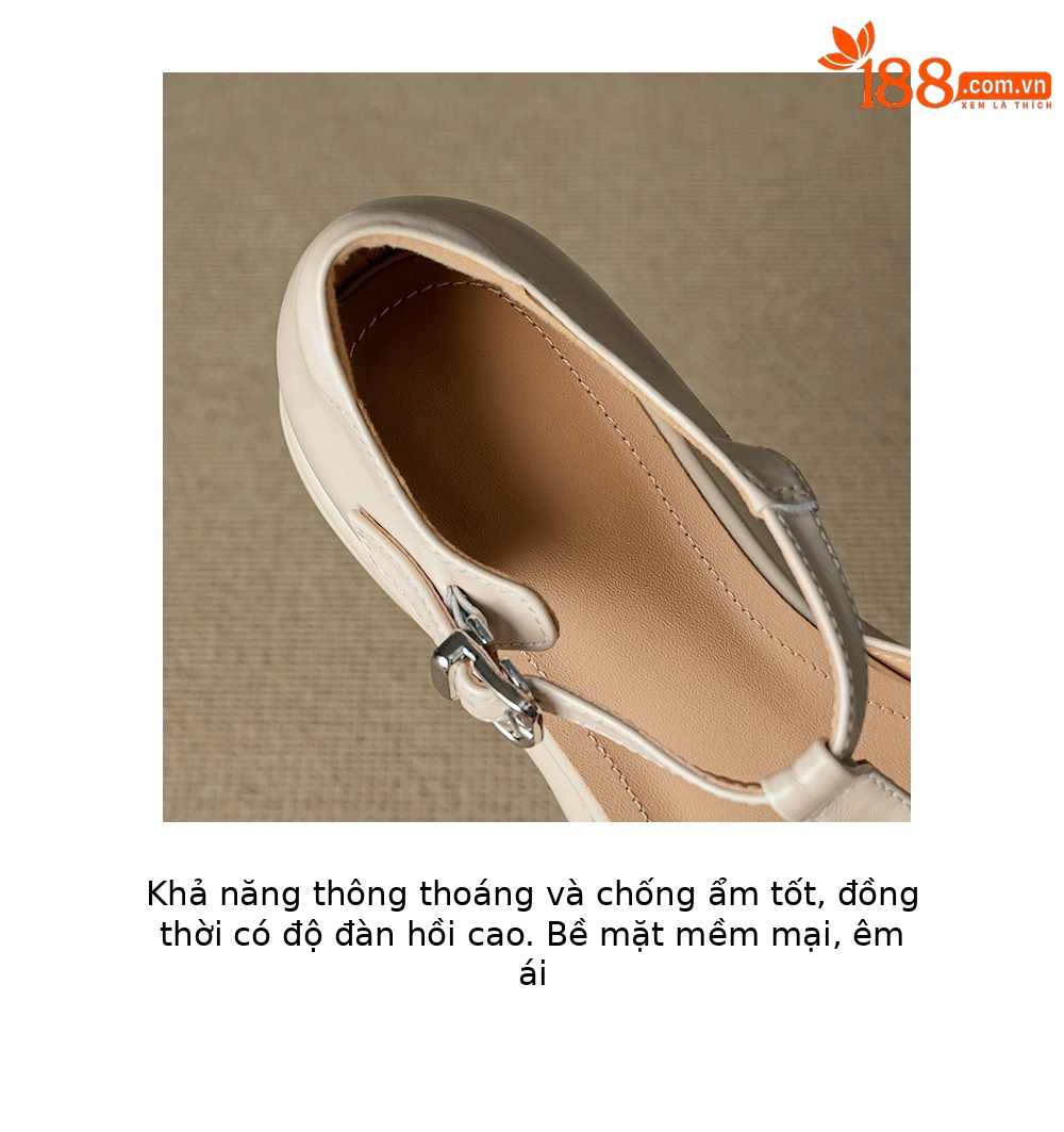 Sandal cao gót nữ mũi nhọn bít đế dày gót 6 cm phong cách đơn giản — đen chi tiết 13