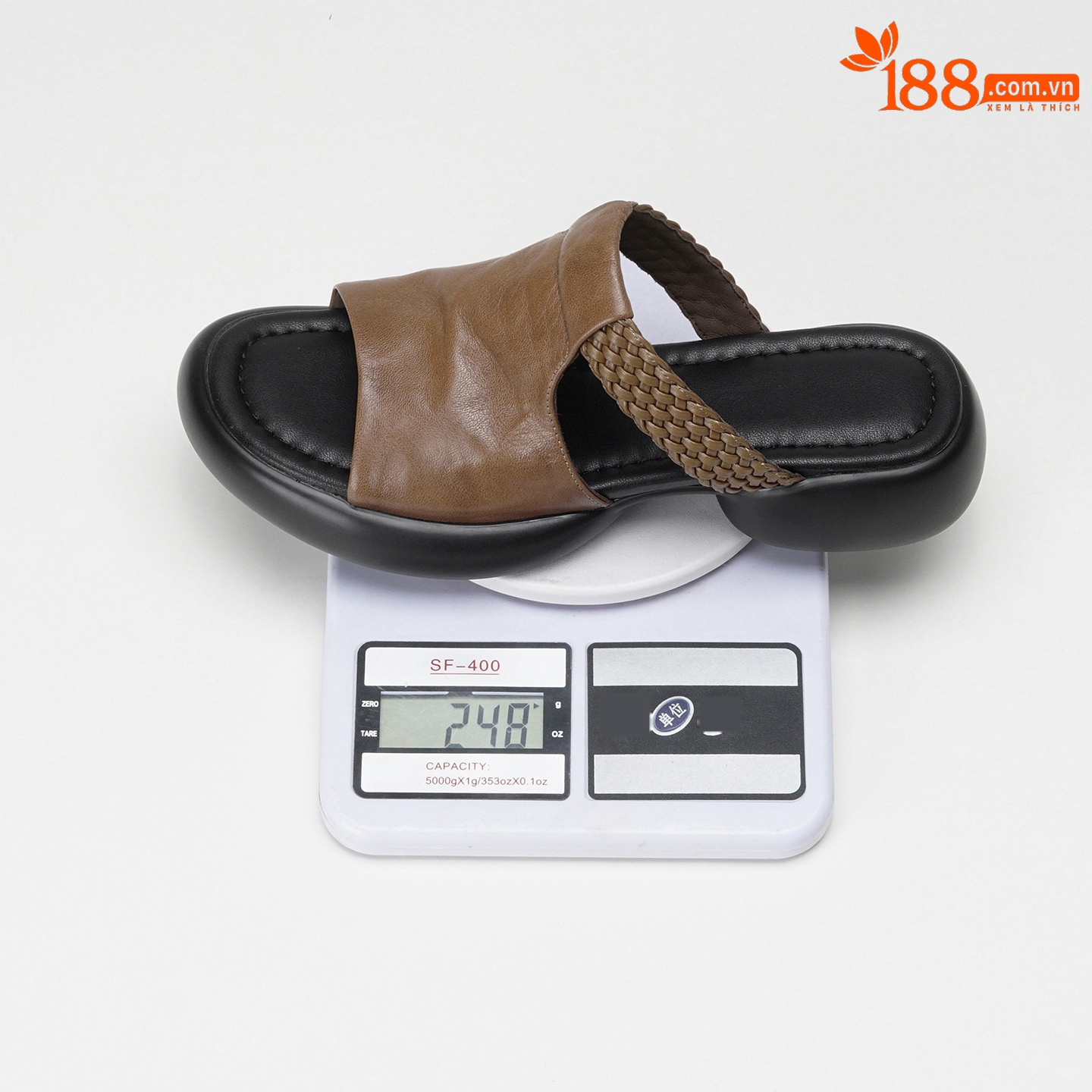 Sandal nữ đế bệt 4cm dáng xỏ ngón mùa hè đơn giản — đen chi tiết 1