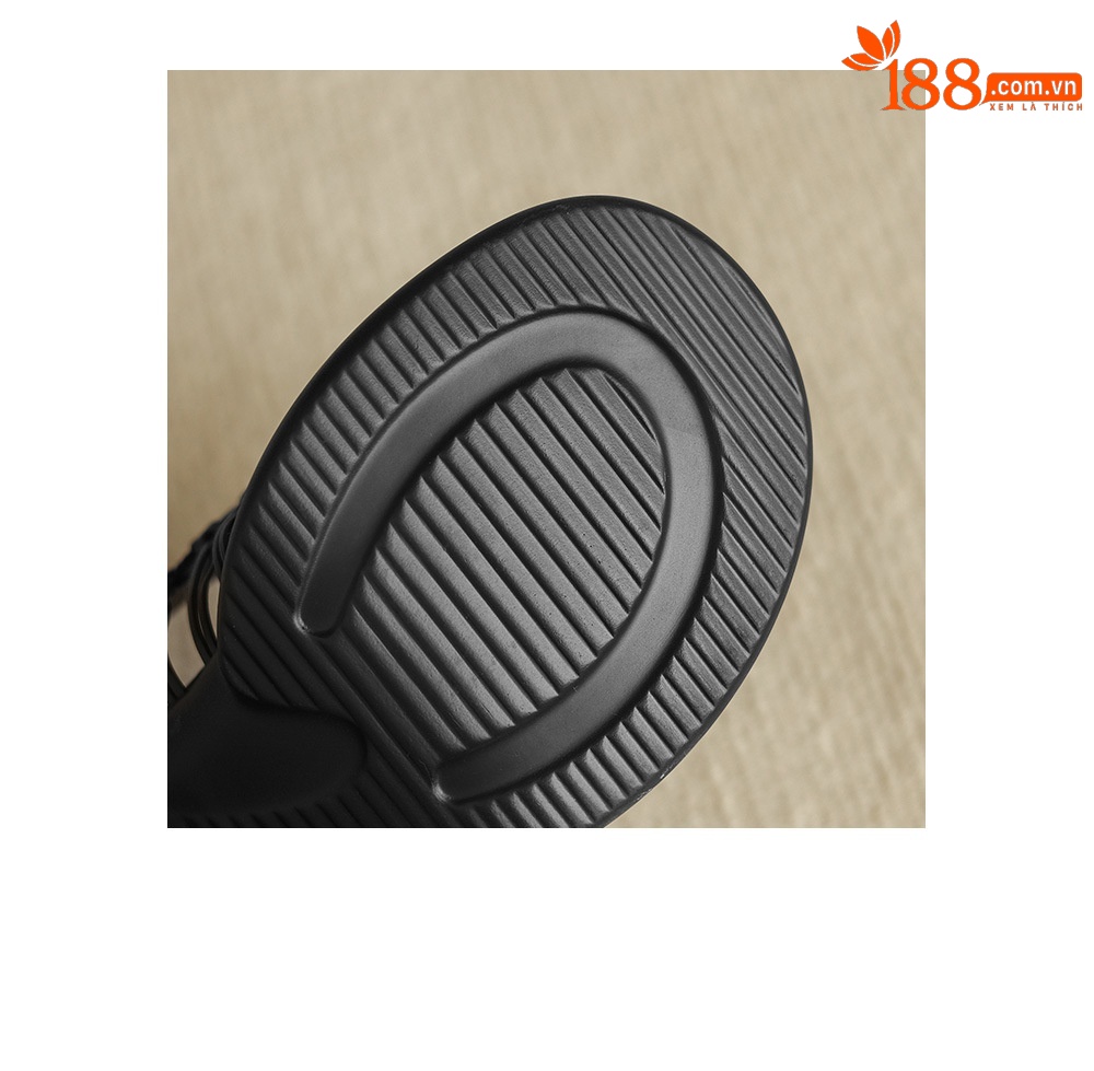 Sandal cao gót nữ mũi nhọn quai ngang phong cách cổ điển, gót 6 cm — đen chi tiết 29