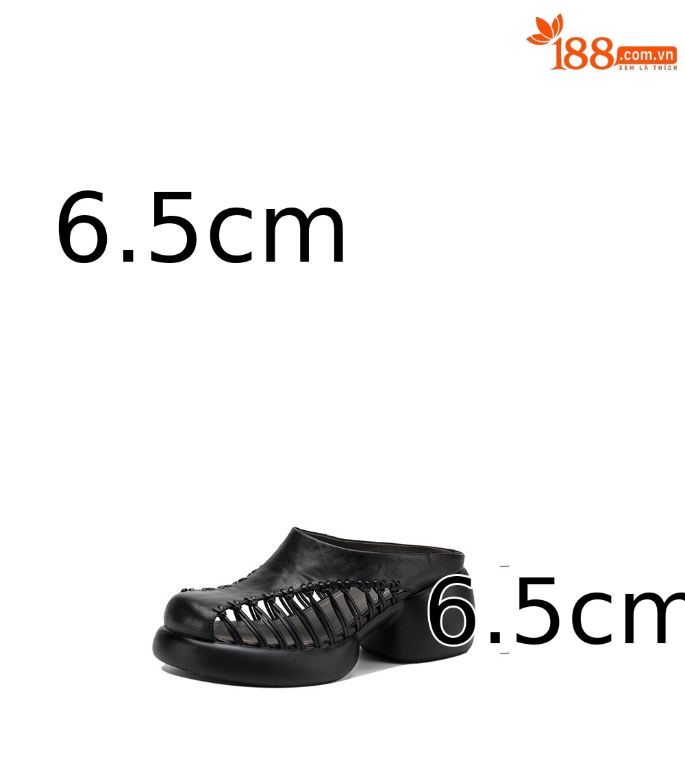 Sandal cao gót nữ mũi nhọn quai ngang phong cách cổ điển, gót 6 cm — đen chi tiết 3