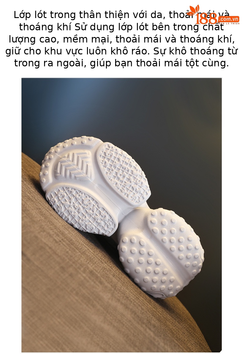 Giày sneaker nữ đế dày lưới thoáng khí phong cách daddy — Trắng Đỏ, xám xanh, màu xanh huỳnh quang chi tiết 8