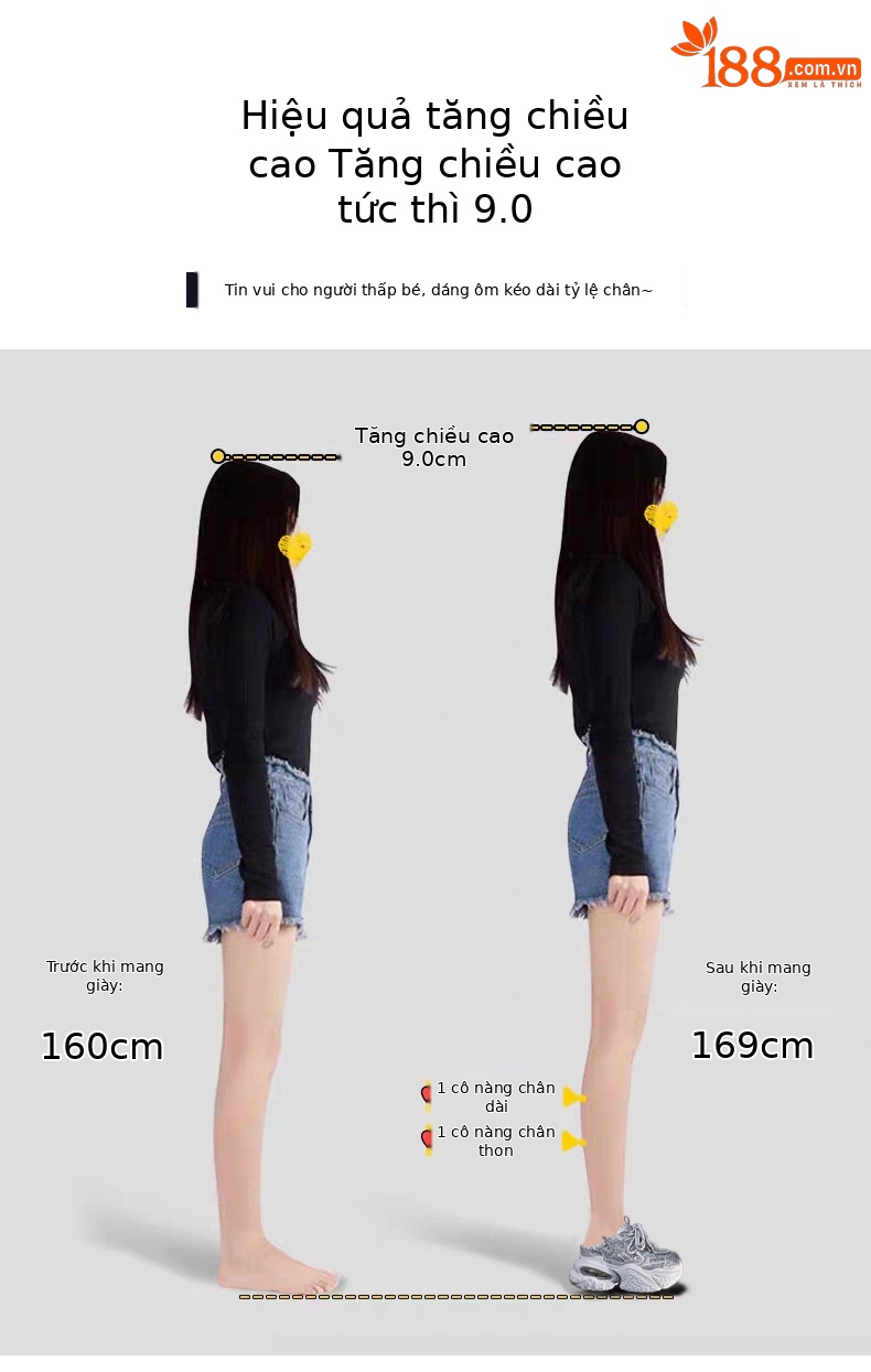 Dép sandal nữ đế dày tăng chiều cao phong cách thể thao mùa hè — màu trắng, bạc chi tiết 4