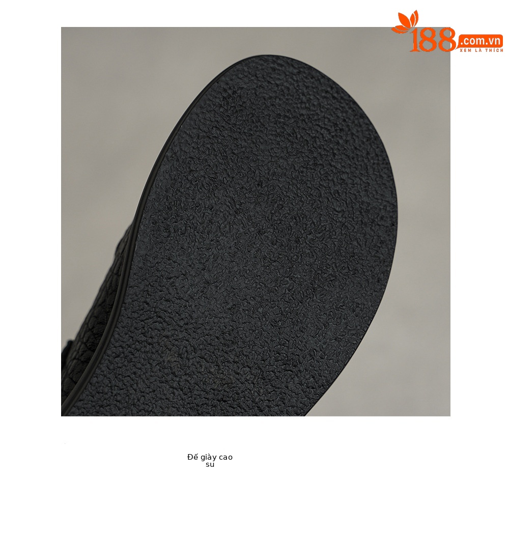 Sandal nữ quai ngang đế bệt da cừu lộ ngón chân phong cách đơn giản — đen chi tiết 20