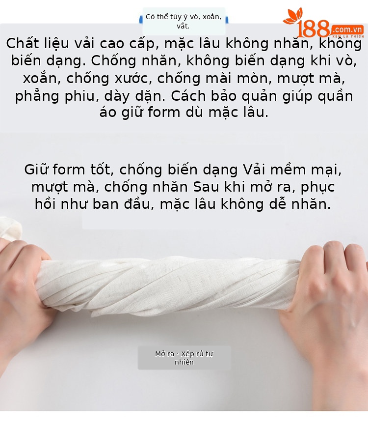 Quần short nữ cạp cao chất liệu lanh phối sợi tơ lạnh, dáng chữ A ống rộng, mặc mùa hè — màu đen chi tiết 19