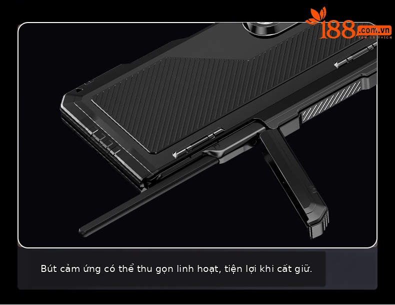 Ốp lưng điện thoại Samsung Z Fold7 kim loại chống sốc, viền dày silicon bảo vệ toàn diện — Đen, Đỏ rượu chi tiết 13