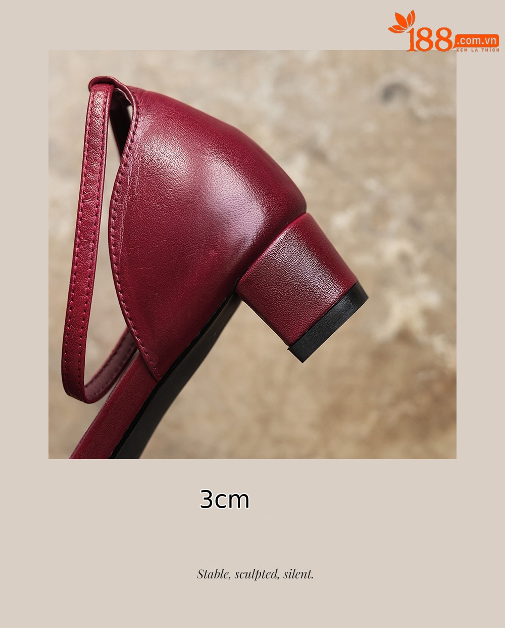 Sandal nữ mũi nhọn quai ngang gót vuông 3,5 cm phong cách Hàn Quốc — đen chi tiết 35
