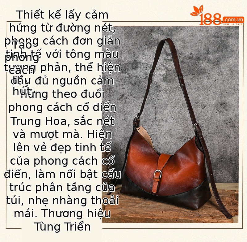 Túi tote da bò thật phong cách vintage, tay cầm chắc chắn, dung tích lớn — Vàng cổ điển, Màu xanh lá cây, Đỏ cổ điển, Nâu cổ điển chi tiết 6