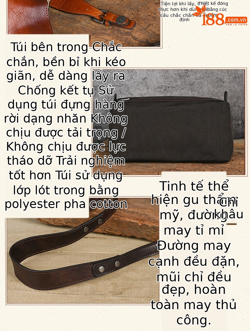Túi tote da bò thật phong cách vintage, tay cầm chắc chắn, dung tích lớn — Vàng cổ điển, Màu xanh lá cây, Đỏ cổ điển, Nâu cổ điển chi tiết 13