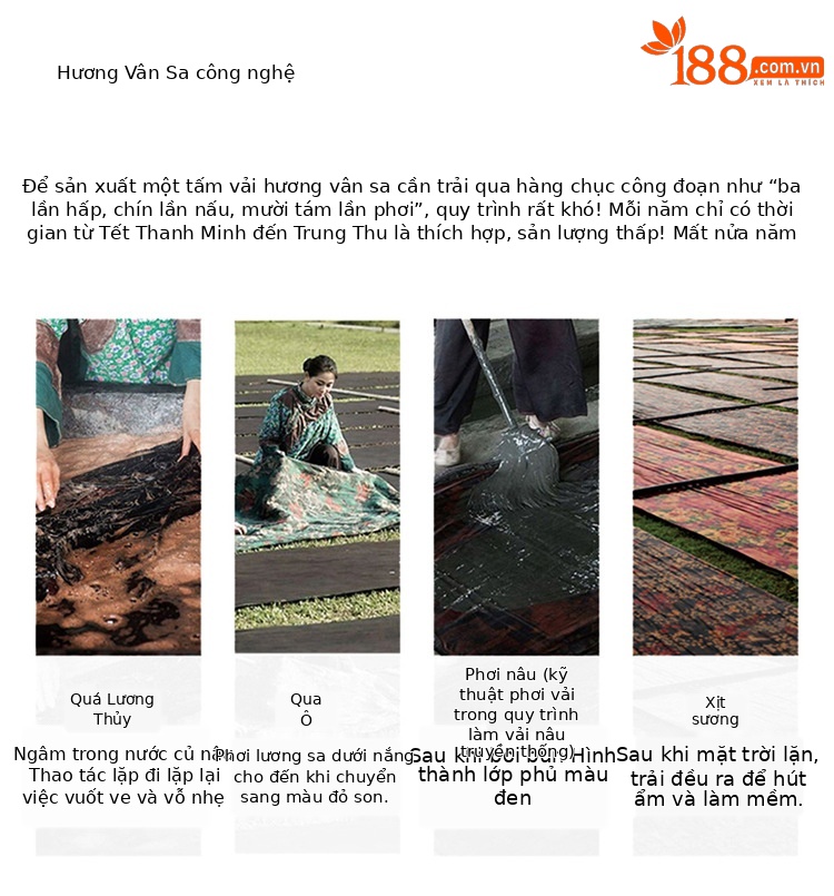 Quần lụa tơ tằm nam dáng rộng thùng thình mùa hè — Đen A-80 chi tiết 4